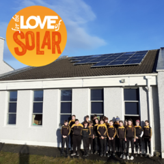 Upperchurch_School pic with logo in sky
