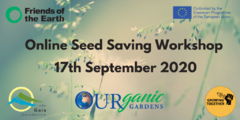 Seed Save workshop graphic for webinar