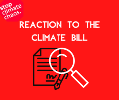 Reaction to climate bill